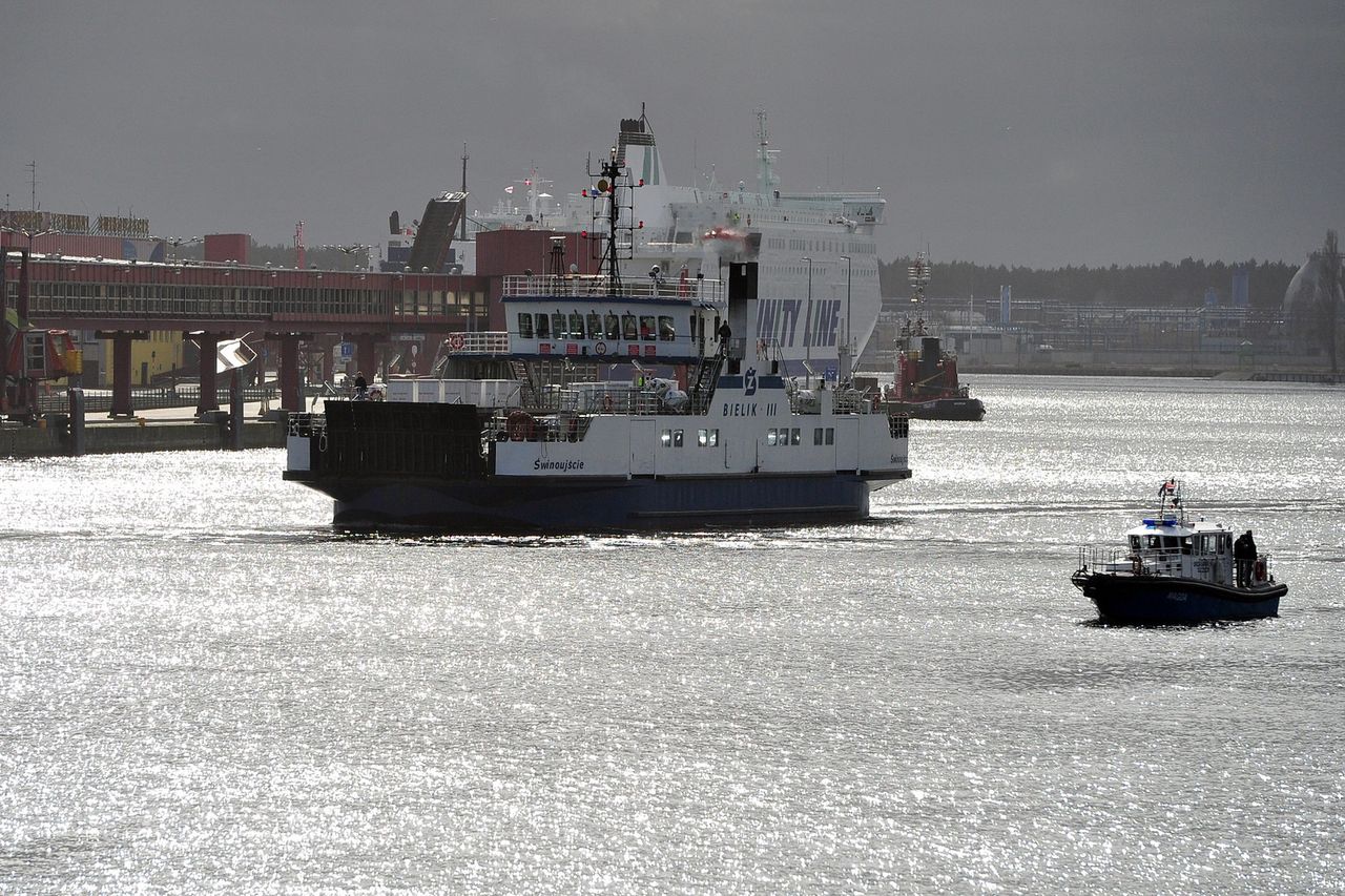 Dramat na promie. Utknął w Świnoujściu. Doniesienia o mężczyźnie