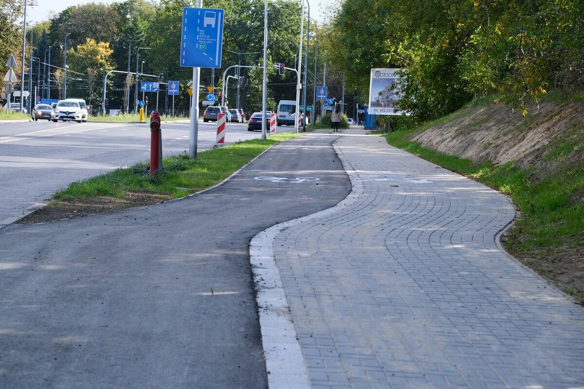 Nowa ścieżka rowerowa wzdłuż al. Warszawskiej