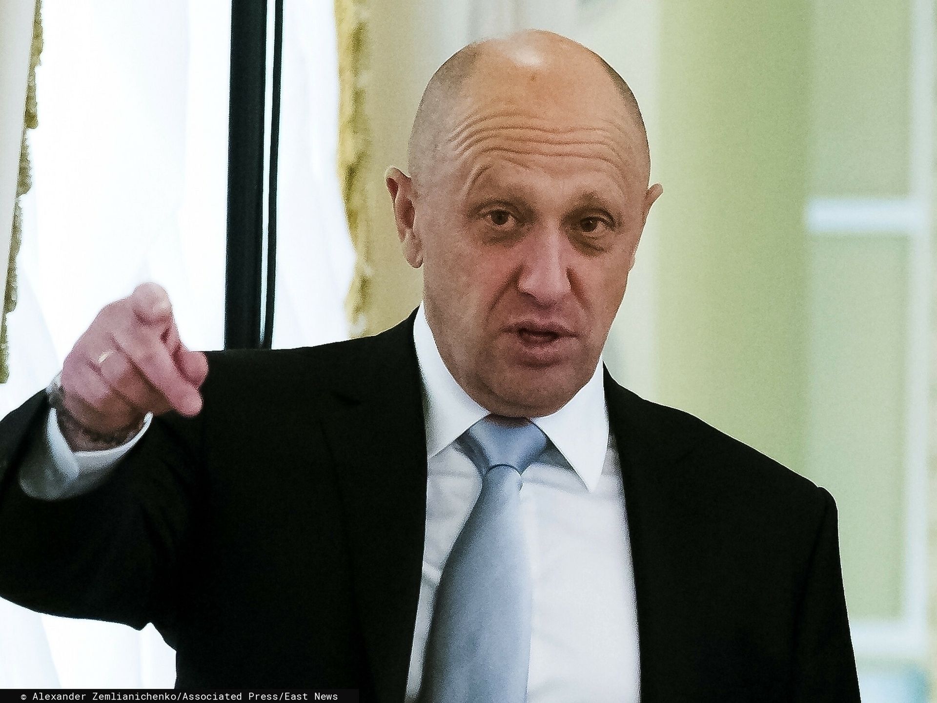 arch53
FILE - businessman Yevgeny Prigozhin gestures on the sidelines of a summit meeting between Russian President Vladimir Putin and Turkish President Recep Tayyip Erdogan at the Konstantin palace outside St. Petersburg, Russia, on Tuesday, Aug. 9, 2016. Prigozhin, an entrepreneur known as "Putin's chef" because of his catering contracts with the Kremlin, has admitted he interfered in U.S. elections and says he will continue to do so ? for the first time confirming the accusations he has been rejecting for years. "We have interfered, are interfering and will continue to interfere. (AP Photo/Alexander Zemlianichenko, File)
Alexander Zemlianichenko
