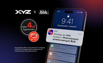 XYZ uruchamia tygodniową subskrypcję. Płatności także przez Blik