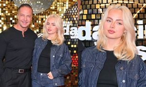 Marek Krupski śle uśmiechy ze ścianki "Tańca z Gwiazdami" u boki 19-letniej córki. Pociecha Magdy Modrej chce być aktorką