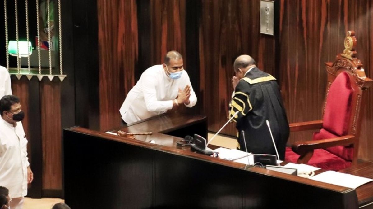 Lankijski polityk skazany na śmierć został zaprzysiężony na posła