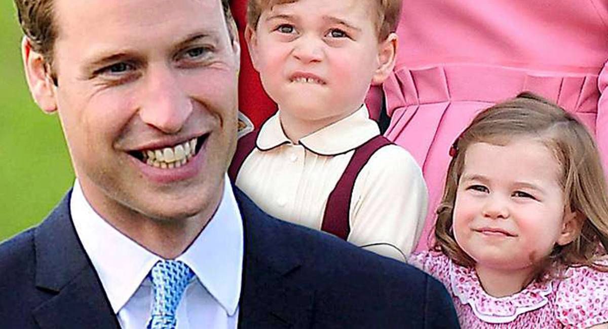 Nowe zdjęcie Charlotte i George'a. Książę William to naprawdę troskliwy ojciec