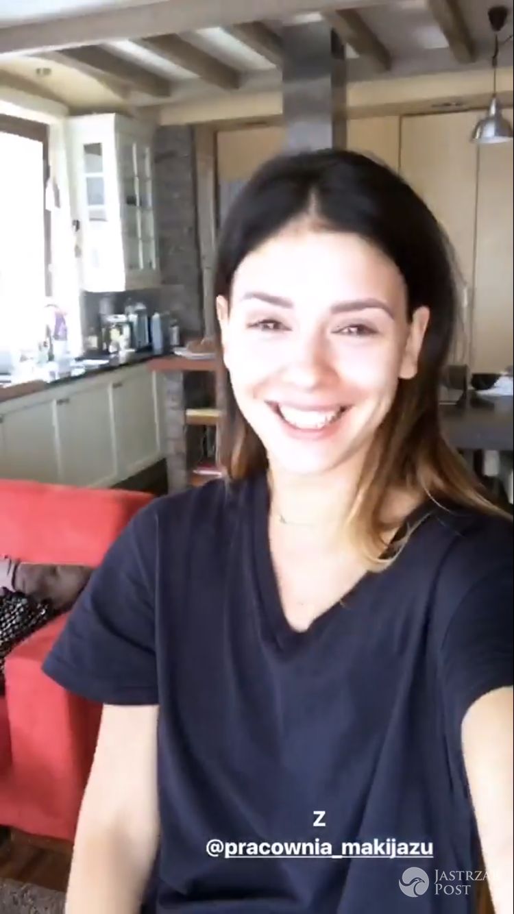 Klaudia Halejcio bez make-upu