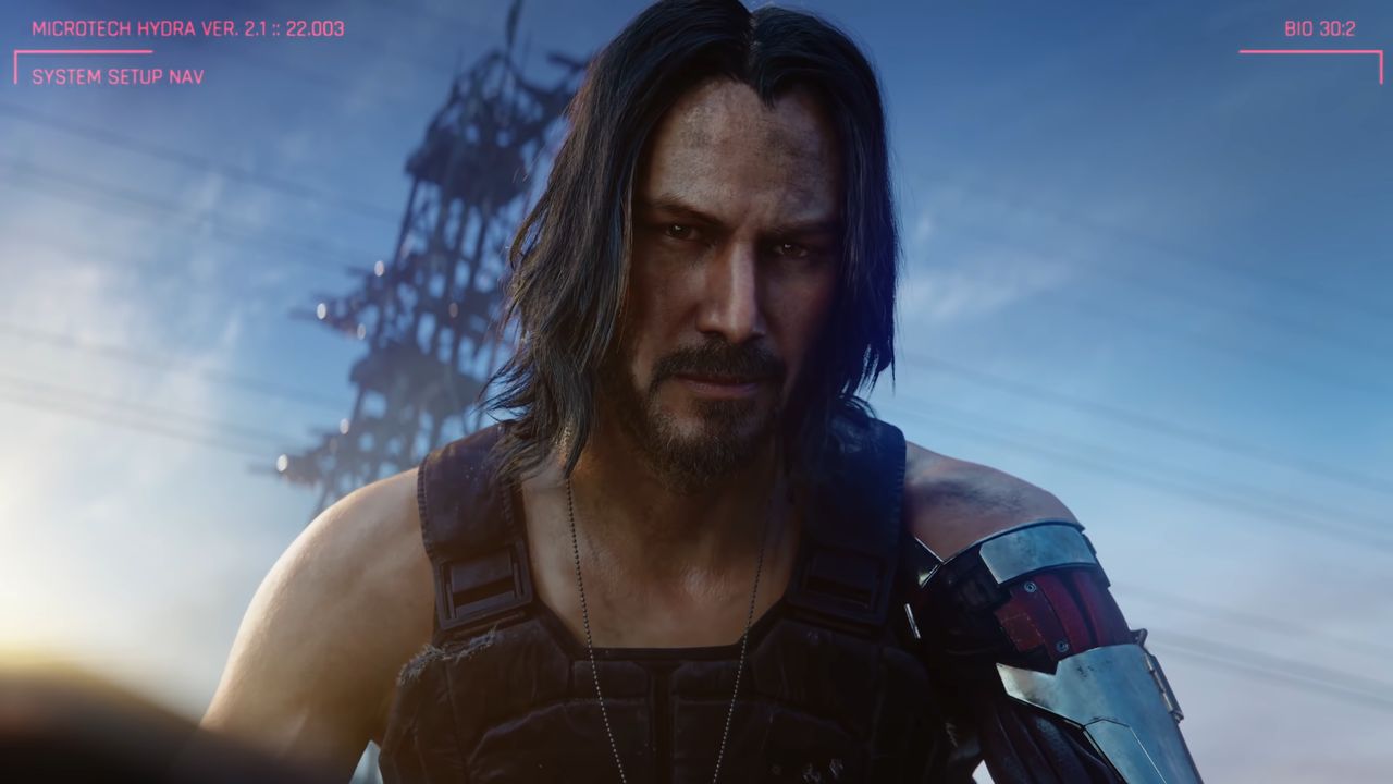 Keanu Reeves zagra jedną z głównych ról w grze Cyberpunk 2077, fot. CD Projekt RED