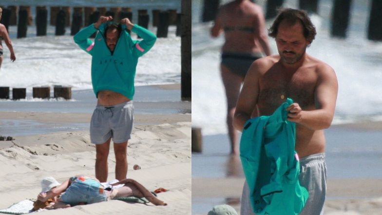 Lara Gessler i Piotr Szeląg z córką Neną