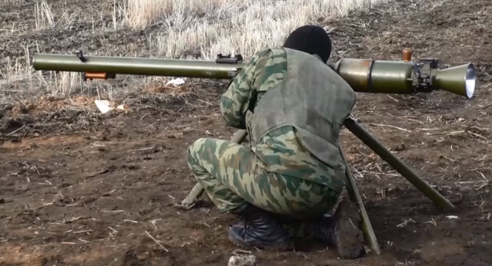 Działo bezodrzutowe SPG-9 i prorosyjski separatysta