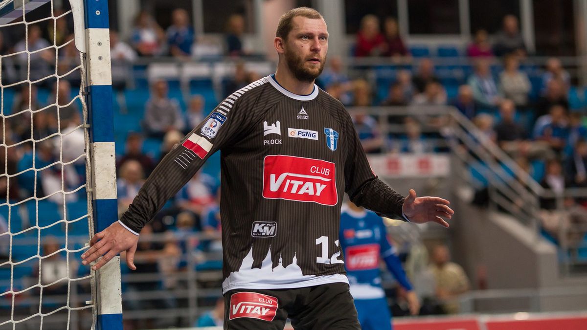 WP SportoweFakty / Szymon Łabiński / Na zdjęciu: Marcin Wichary w bramce Orlen Wisły