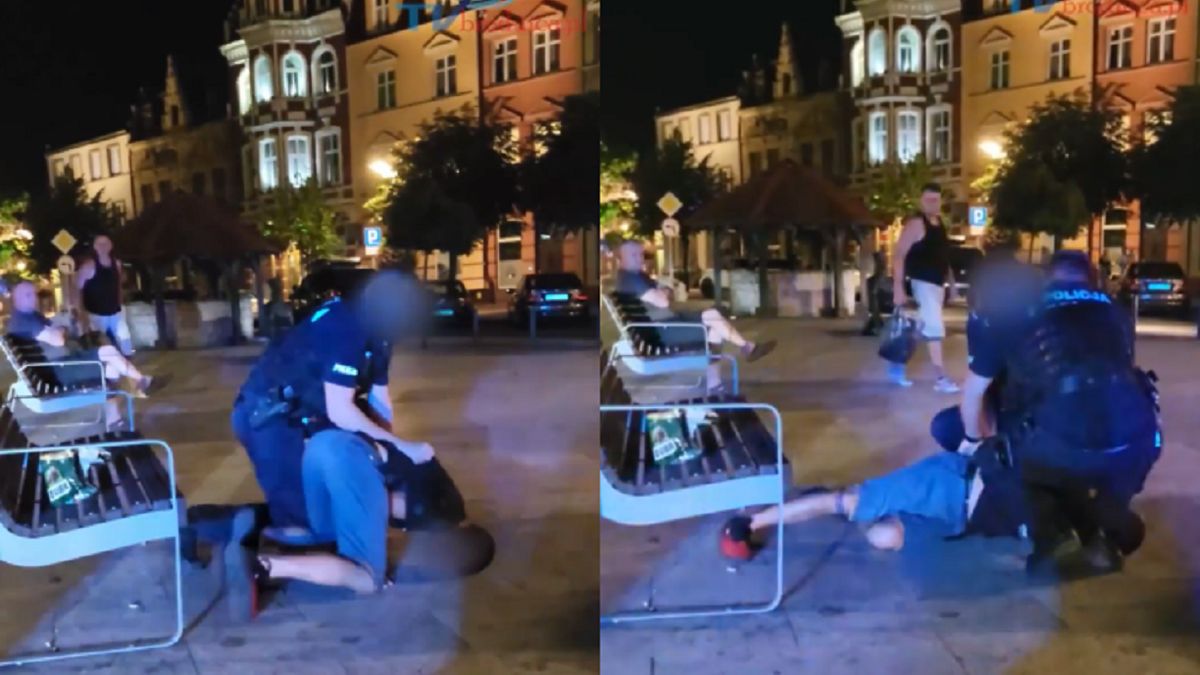 Do sieci trafiło nagranie z policyjnej interwencji