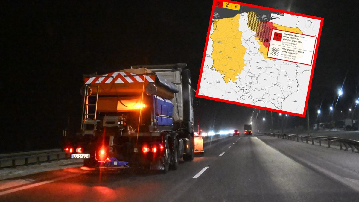 Intensywne opady niemal w całej Polsce