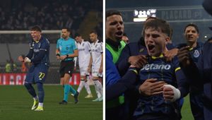 Kamera była tylko na niego. FC Porto ekscytuje się Pietuszewskim