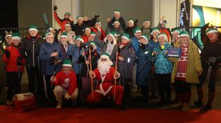 Legnica: Spotkanie z Mikołajem zakończyło cykl Nordic Walking Senior