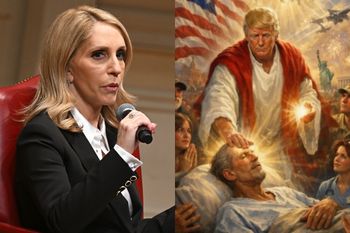 Dziennikarka nie ma litości dla Trumpa. "To wygląda jak Jezus"