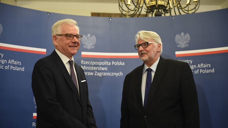 Jacek Czaputowicz i Witold Waszczykowski