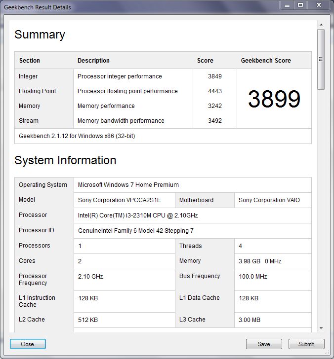 Sony VAIO CA - stylowy notebook nie tylko na lato [test cz. 2] 10