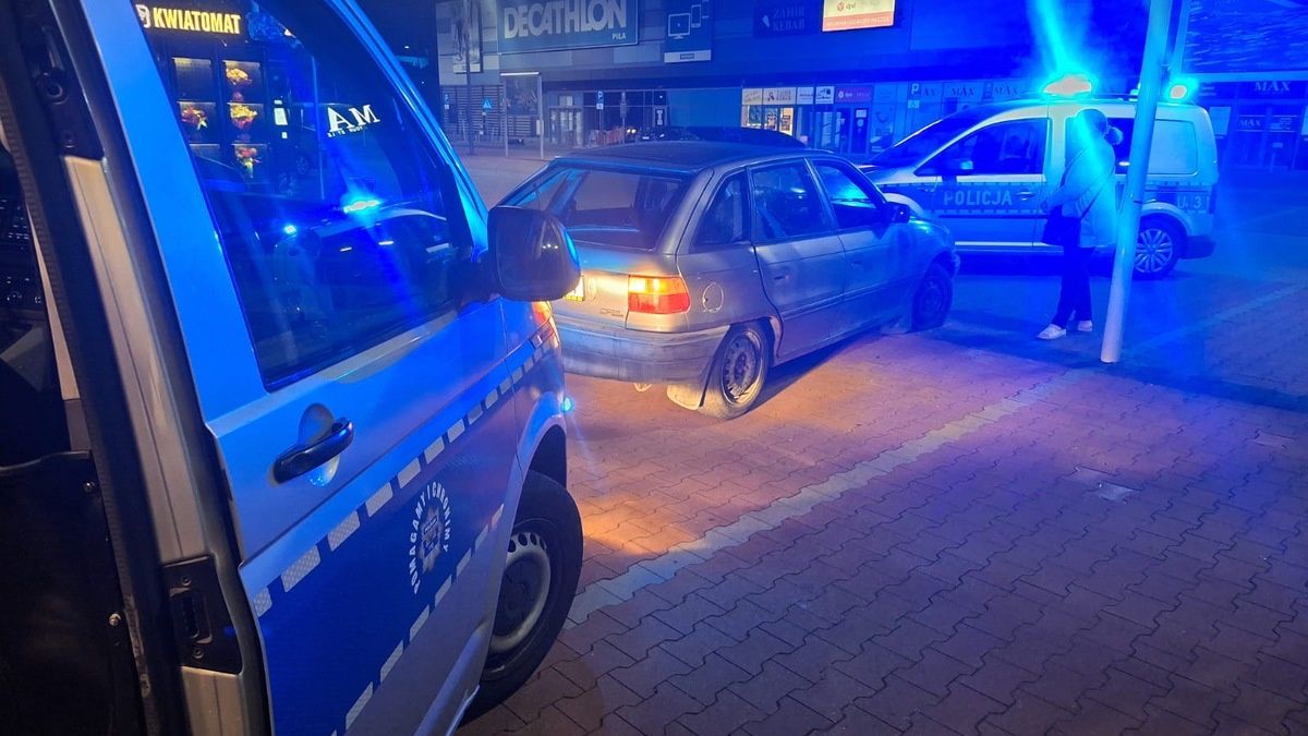zatrzymane auto