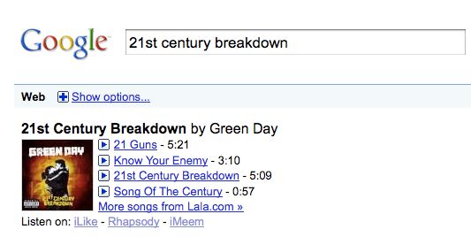 Google poszuka muzyki, ale nie u nas