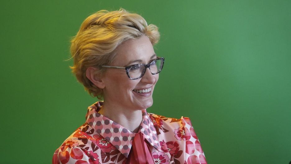 Na zdjęciu Monika Szela, dyr. Teatru Maska. Razem z nią apel podpisał jej zastępca ds. artystycznych Przemysław Jaszczak