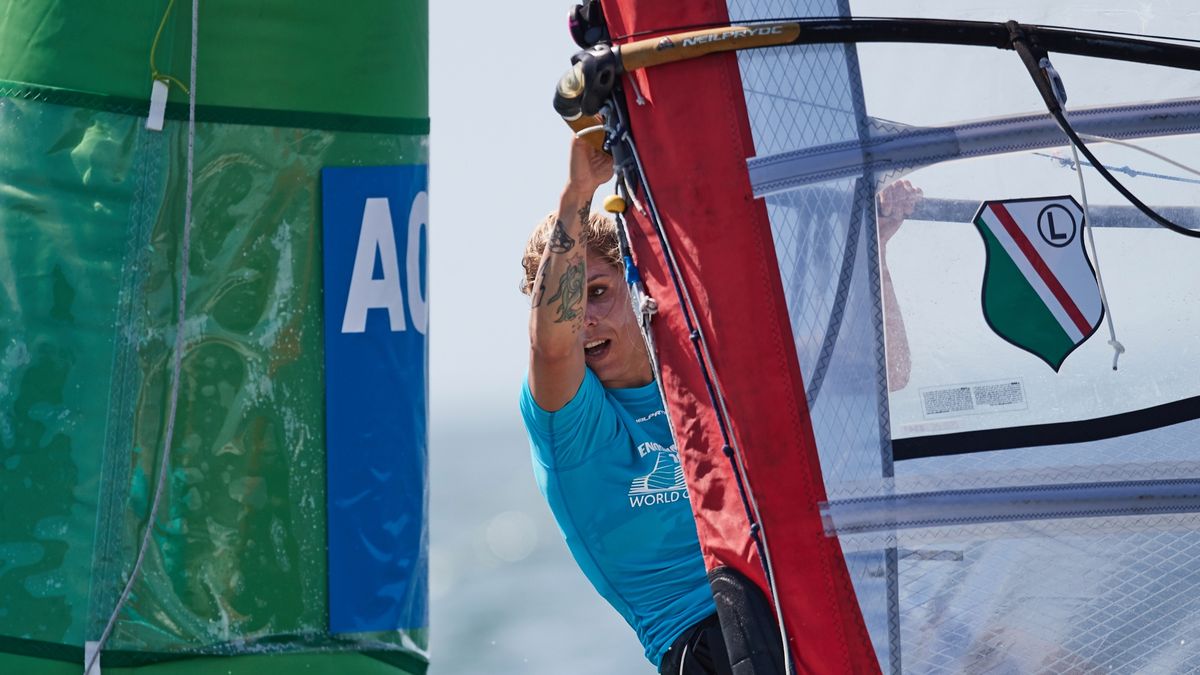 Materiały prasowe / Robert Hajduk / 2017 RS:X Windsurfing World Championships / Na zdjęciu: Zofia Klepacka w olimpijskiej klasie RS:X