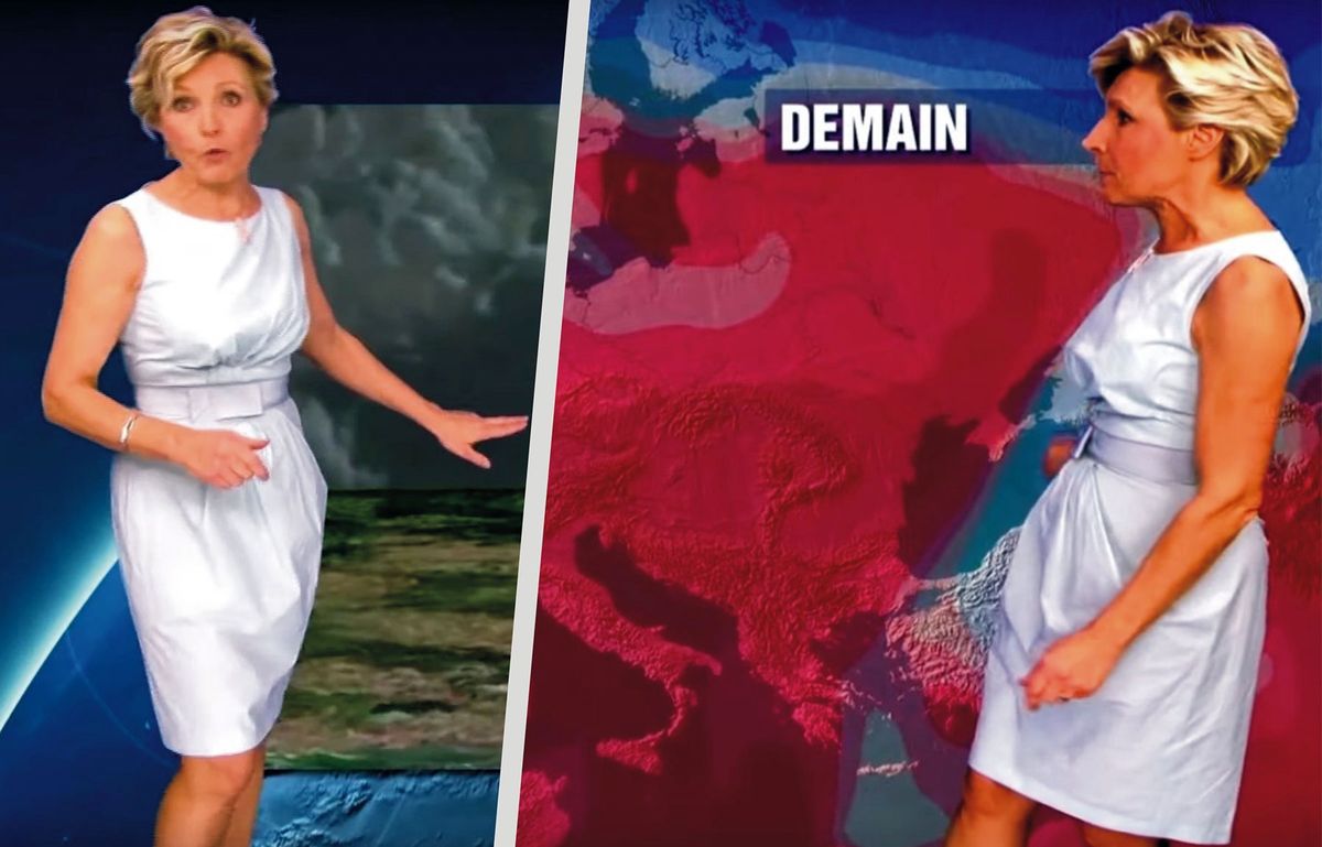 Prezenterka pogody Évelyne Dhéliat i francuska telewizja TF1 włączyły się w 2014 roku w kampanię Światowej Organizacji Meteorologicznej ws. zmian klimatycznych