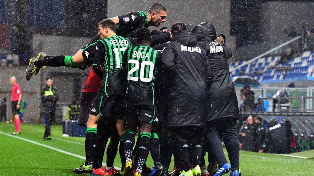 Zdjęcie okładkowe artykułu: Getty Images /  Alessandro Sabattini / Na zdjęciu: piłkarze US Sassuolo