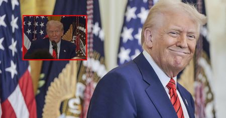 Buczenie na sali podczas wystąpienia Trumpa. Miał nietęgą minę