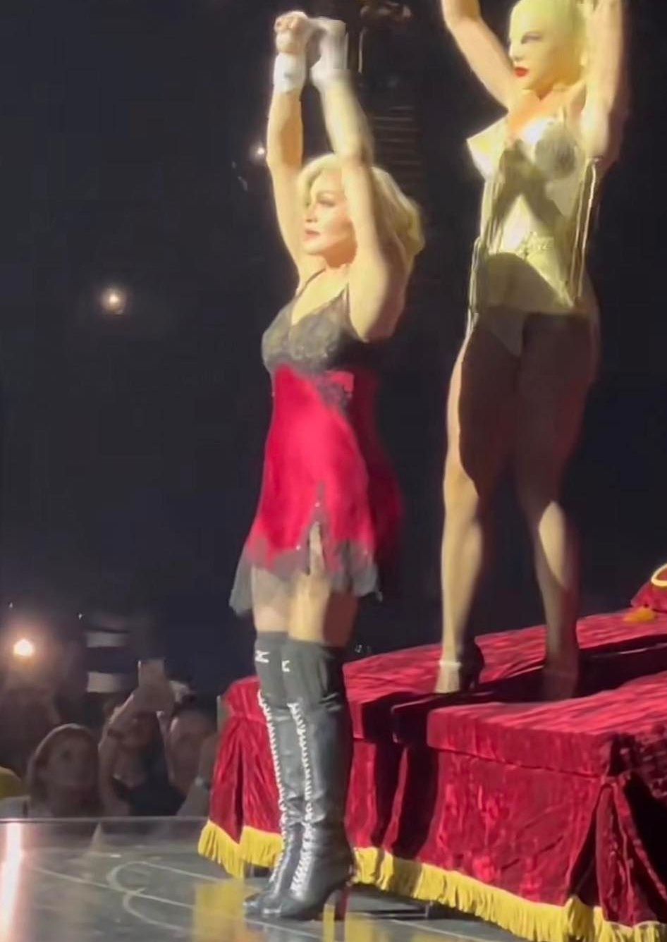 Madonna na koncercie w Londynie