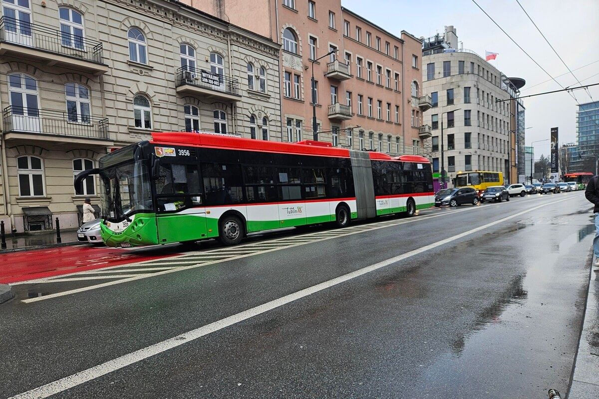 Awaria trolejbusu na Al. Racławickich w Lublinie
