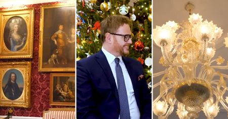 Ten pałac ma 3 tys. metrów kwadratowych! Książę Jan Lubomirski-Lanckoroński wpuścił nas do środka  [ZDJĘCIA I WIDEO]