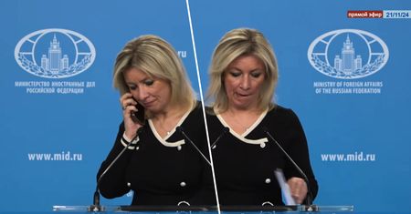 Zacharowa odebrała telefon z Kremla w trakcie konferencji. Polecenie