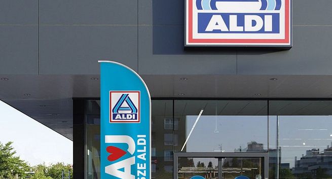 Opus B reklamuje nowe sklepy Aldi