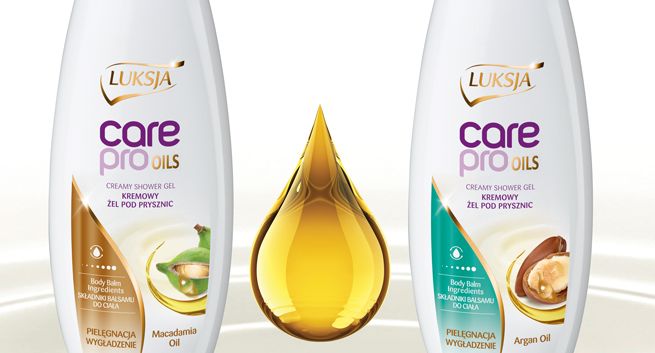 „Twoja skóra to pokocha” - żele Luksja Care Pro Oils reklamowane ze zmienionym logo (wideo)