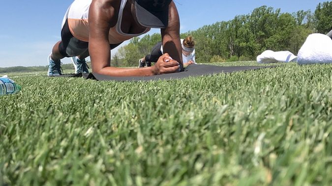 Treningi na świeżym powietrzu to dla Michelle Obamy frajda