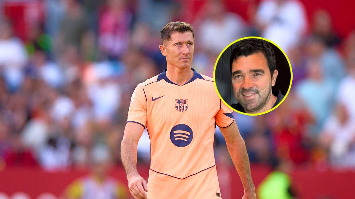 Getty Images / Fran Santiago/INstragram/Deco / Robert Lewandowski i Deco (w kółku)