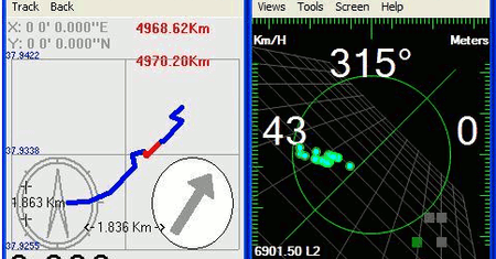 Rozbudowany menedżer GPS (Windows Mobile)