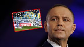 W Gdyni wywiesili transparent dla Nawrockiego. "Białoruskie metody"