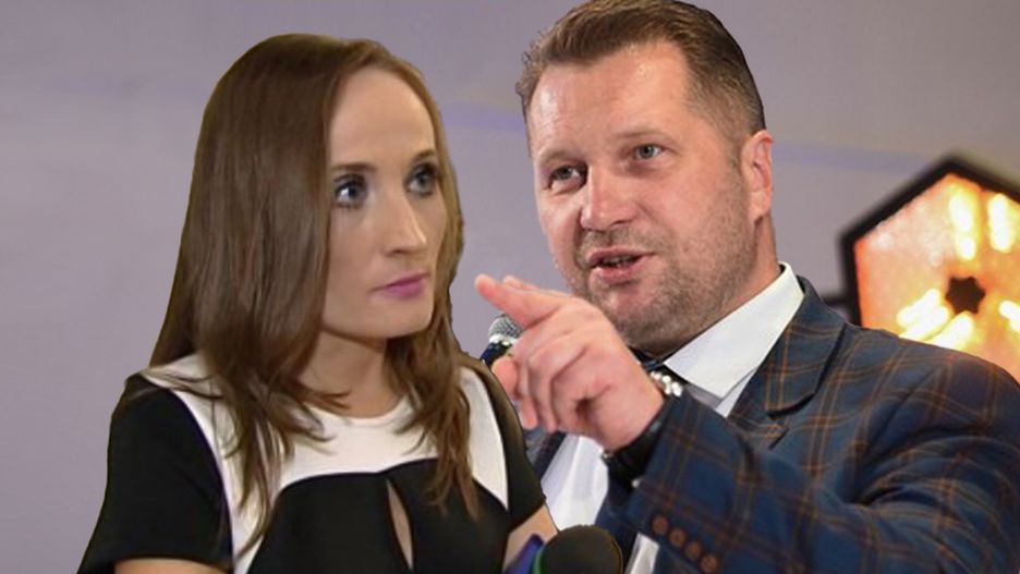 Justyna Dobrosz-Oracz i Przemysław Czarnek