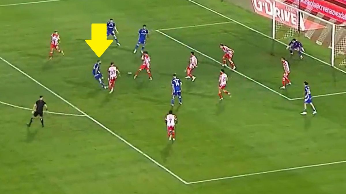 Twitter / TVP Sport / Na zdjęciu: gol Ishaka