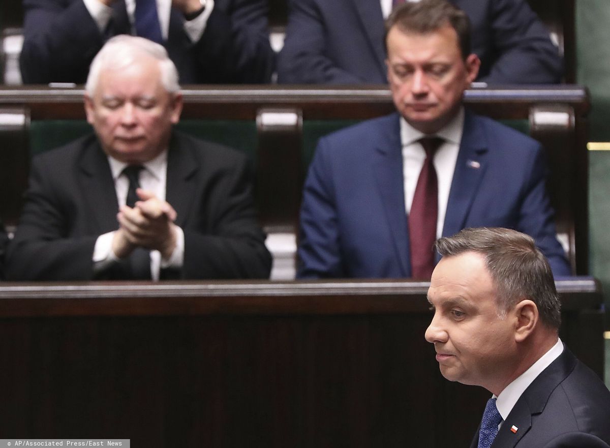 Prezydent Andrzej Duda przemawia w Sejmie 