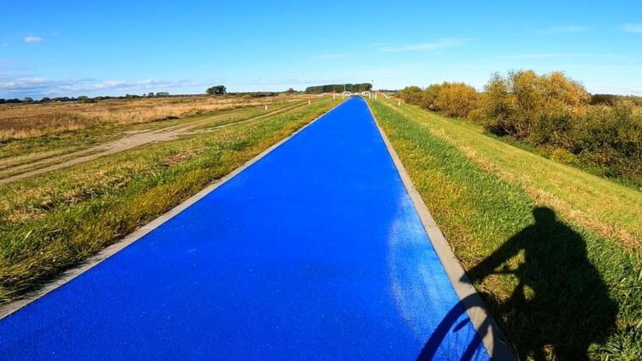 Niebieska trasa rowerowa 