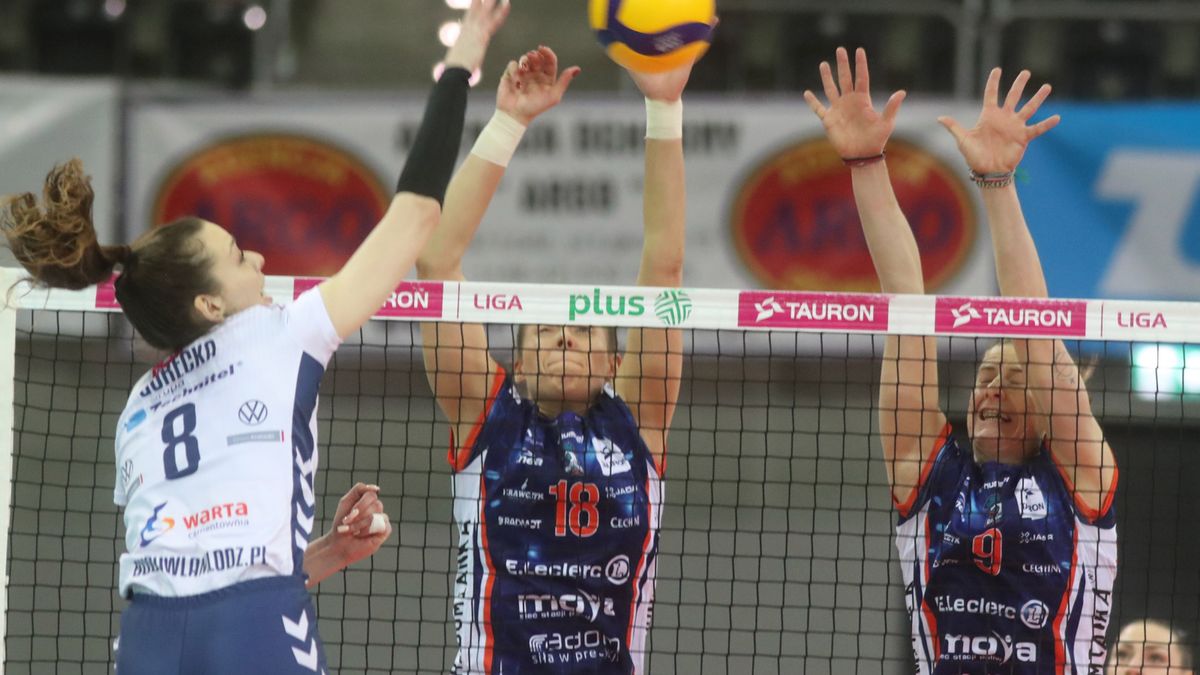 PAP / Roman Zawistowski / Na zdjęciu: mecz Grot Budowlani Łódź - E.Leclerc Moya Radomka Radom