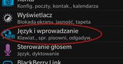 Jak zmienić układ klawiatury w BlackBerry 10?