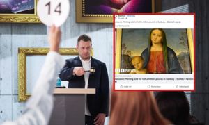 Znaleźli renesansowy obraz pod stołem garażowym. Za tyle go sprzedano