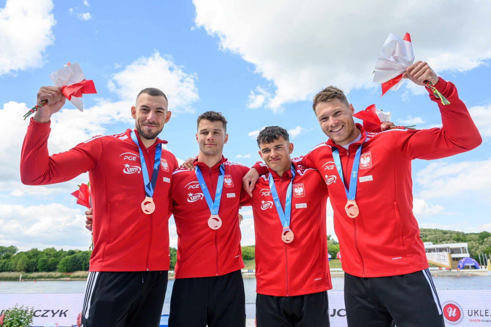 Jakub Stepun, Jarosław Kajdanek, Valerii Vichev i Sławomir Witczak