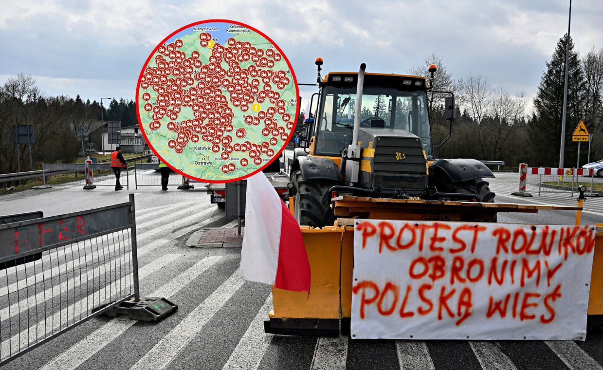 Prawie 600 protestów. Rolnicy wyjdą na ulice w całej Polsce