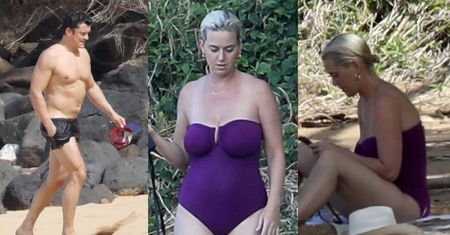 Muskularny Orlando Bloom dogląda Katy Perry na hawajskich wczasach (ZDJĘCIA)
