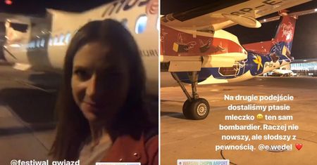 Pechowy LOT. Anna Dereszowska i Rafał Maserak na pokładzie