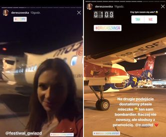 Pechowy LOT. Anna Dereszowska i Rafał Maserak na pokładzie