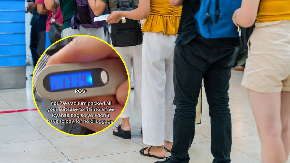 Tiktoker pokazał, jak zmieścić sporo bagażu w małym plecaku 