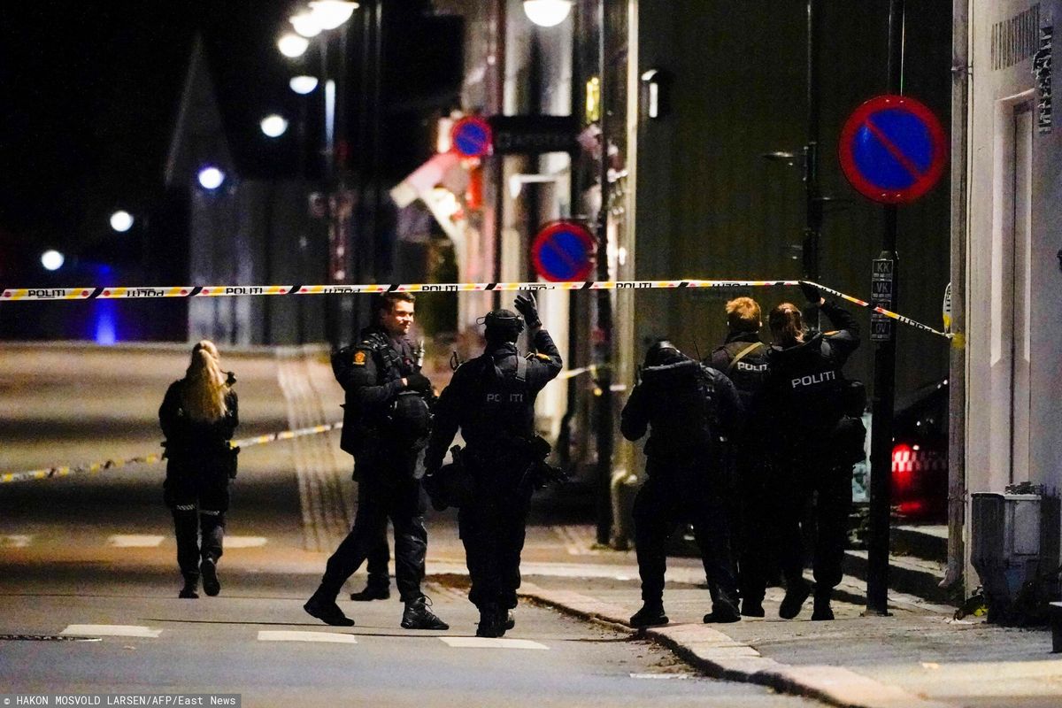 Atak w Norwegii. Napastnik ranił z łuku kilkanaście osób. Policja: jest wielu zabitych